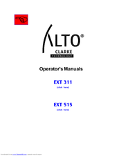 Clarke EXT-311 CE Operator's Manual