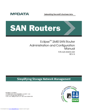 McDATA Eclipse 2640 SAN Administration And Configuration Manual