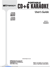 Emerson GQ365 User Manual
