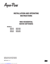 Aqua-Pure NWS100M Installation And Operating Instructions Manual