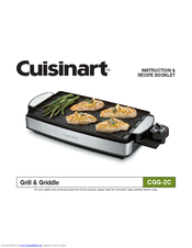 Cuisinart CGG-2C Instruction/Recipe Booklet