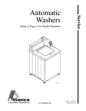 Alliance Laundry Systems ZA2221-1102 Service Manual