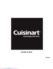 Cuisinart GR4NU Instruction Book