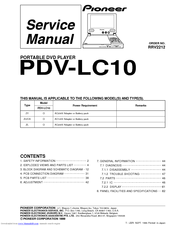 Pioneer PDV-LC10 Service Manual