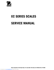OHAUS EC30 Service Manual