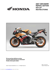 Honda Cbr1000rr 2007 Repsol Edition Manuals Manualslib