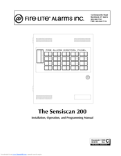 Fire-Lite The Sensiscan 200 Installation, Operation, And Programming Manual