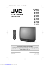 JVC AV-36S33 User Manual