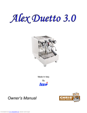 Chris Coffee Service Alex Duetto 3.0 Owner's Manual