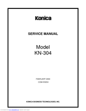 Konica Minolta KN-304 Service Manual