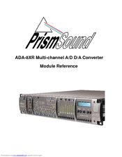 Prism Sound ADA-8 Module Reference