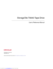 Oracle StorageTek T9840 User Manual