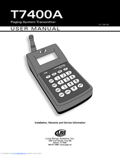 Long Range Systems T7400A User Manual