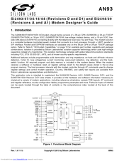Silicon Laboratories Si2494 Manual