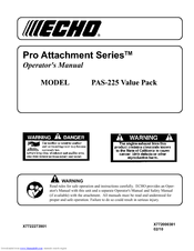 Echo Pro Attachment PAS-225 Manuals | ManualsLib