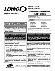 Lennox ELITE E42ODGPE Installation Instructions Manual