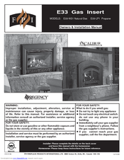 FPI E33-LP1 Owners & Installation Manual