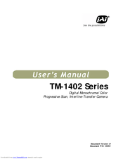 JAI TM-1402 User Manual