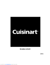 Cuisinart GR4U User Manual