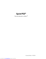 Samsung Sprint PCS User Manual