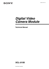 Sony XCL-U100 Technical Manual