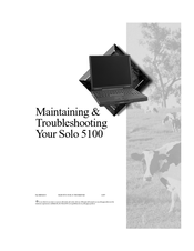 Gateway Solo 5100 Maintaining & Troubleshooting