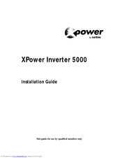Xantrex XPower 5000 Installation Manual