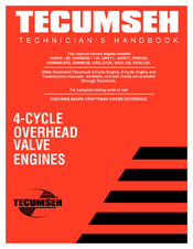 Tecumseh OVXL120-202049D Handbook