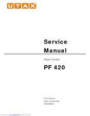 Utax PF 420 Service Manual