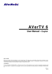 Avermedia AVerTV Hybrid ExpressCard User Manual