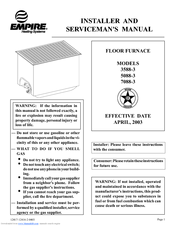 Empire Heating Systems 5088-3 Installation And Service Manual