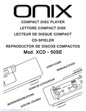 Onix XCD - 50SE User Manual