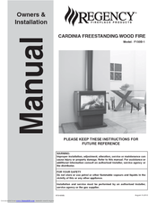 Regency Cardinia F150B-1 Owners & Installation Manual