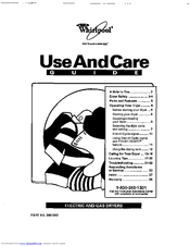 Whirlpool 3401083 Use And Care Manual