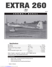 Seagull Models Extra 260 Assembly Manual