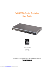 TANDBERG Border Controller User Manual
