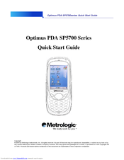 Metrologic SP5700 Series Quick Start Manual