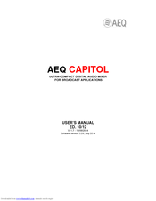 AEQ CAPITOL User Manual