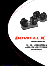 Bowflex SelectTech 1090 Service Manual
