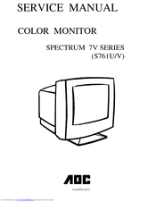 AOC S761V Service Manual
