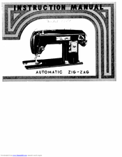 Singer 3851 Instruction Manual