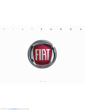Fiat Panda 4x4 User Manual