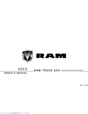 Chrysler 2012 Ram Truck Gas 1500 Owner's Manual