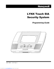 Honeywell LYNX Touch SIA Manual
