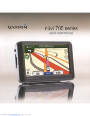 Garmin nuvi 705 series Quick Start Manual