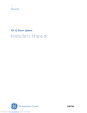 Ge NX-10 Installer Manual