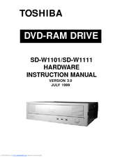 Toshiba SD-W1101 Hardware Instruction Manual