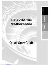 SOYO SY-7VBA 133 Quick Start Manual