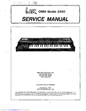 ARP Instruments 2480 Service Manual
