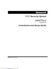 Honeywell FBII OMNI 624 Installation And Setup Manual